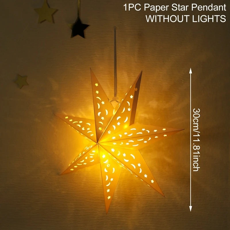 Nordic Glow – Papierstern-Lampe 2025