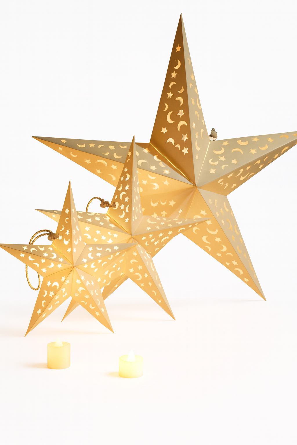 Nordic Glow – Papierstern-Lampe 2025