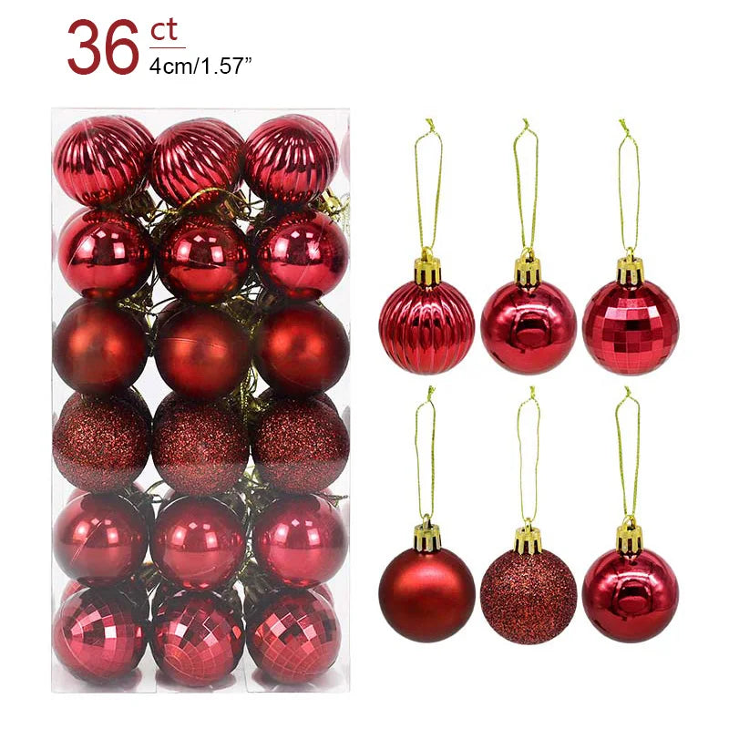 NordGlanz™ – Weihnachtskugel-Set für festliche Bäume