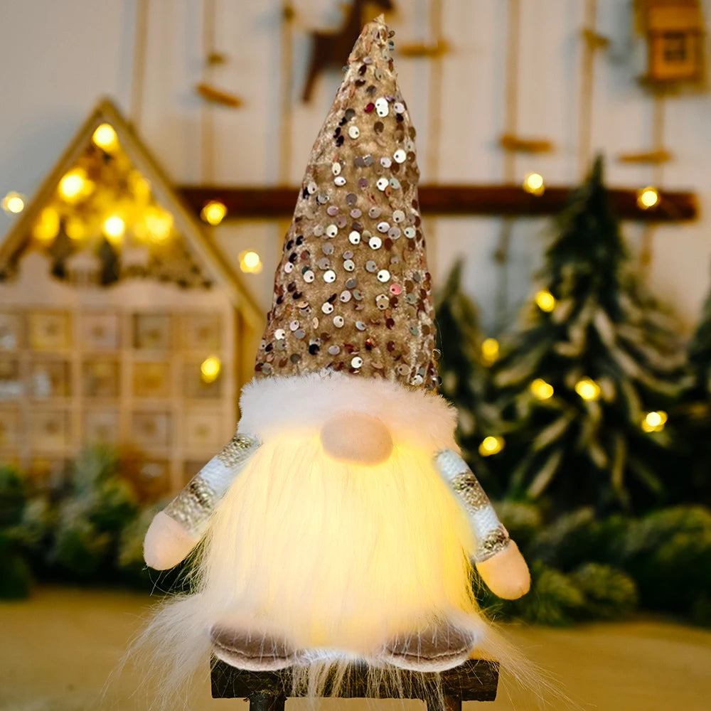 Leuchtender Wichtel – 30 cm Weihnachtsbaum-Deko & Nachtlicht