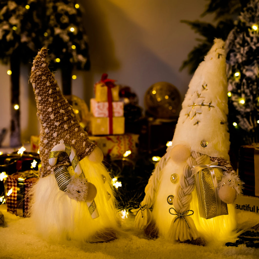 Leuchtender Wichtel – 30 cm Weihnachtsbaum-Deko & Nachtlicht