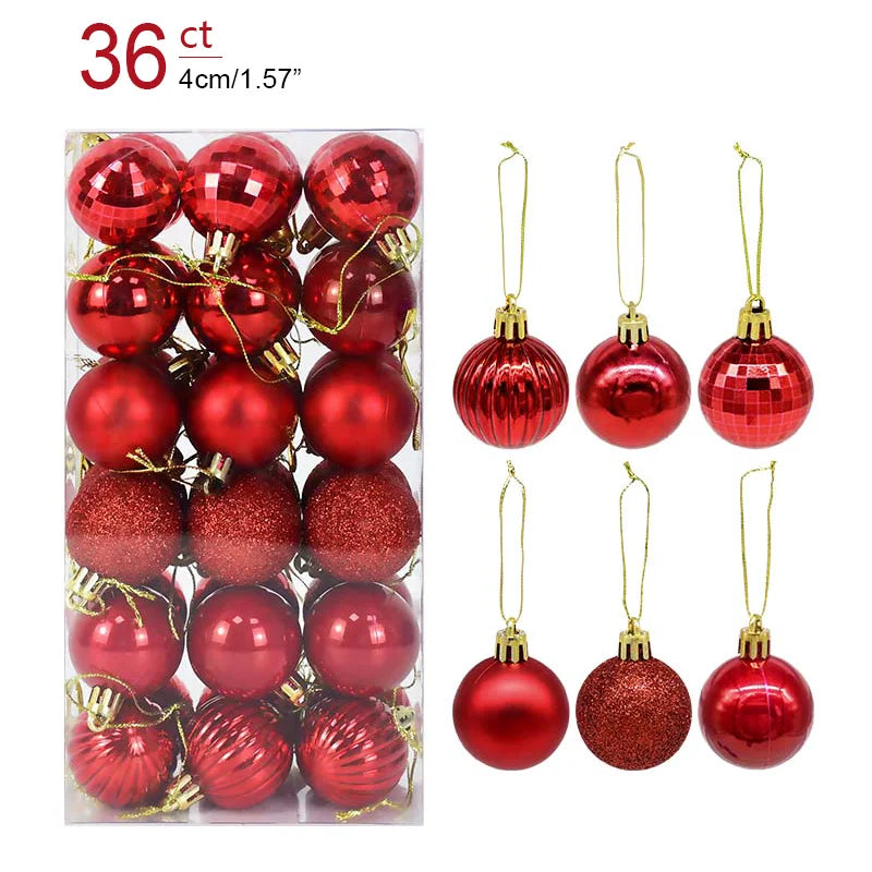 NordGlanz™ – Weihnachtskugel-Set für festliche Bäume