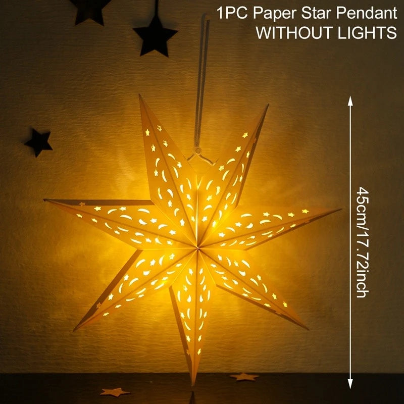 Nordic Glow – Papierstern-Lampe 2025