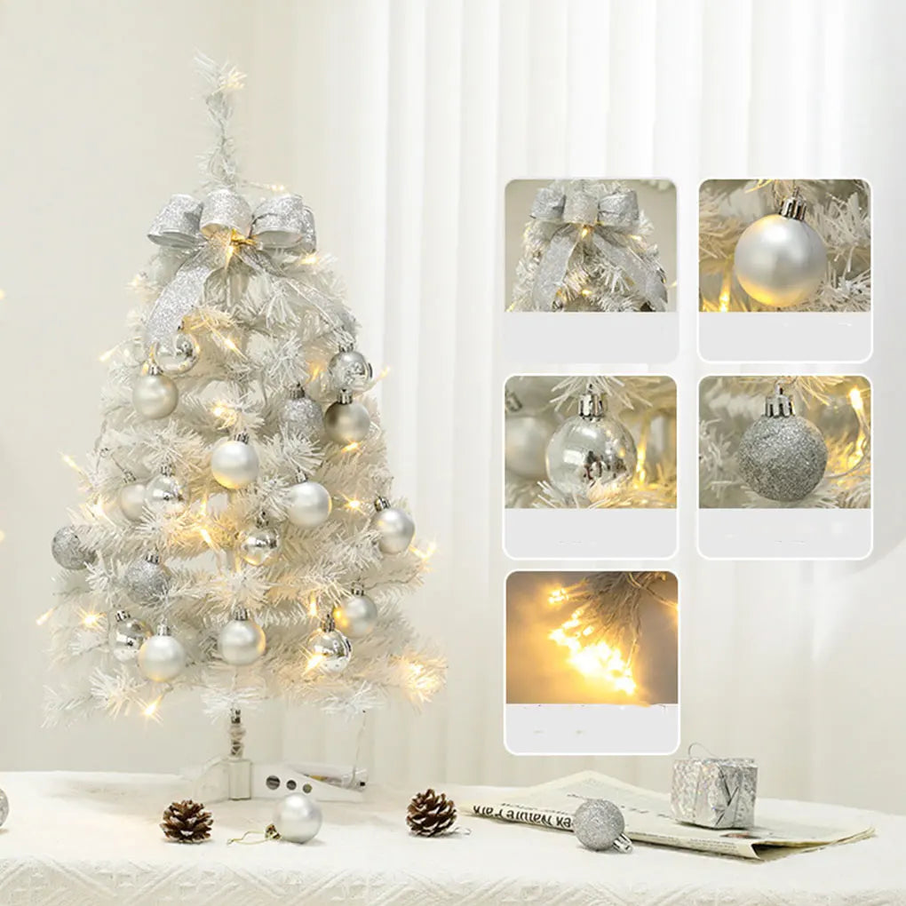 WinterDream – Weißer PVC-Weihnachtsbaum