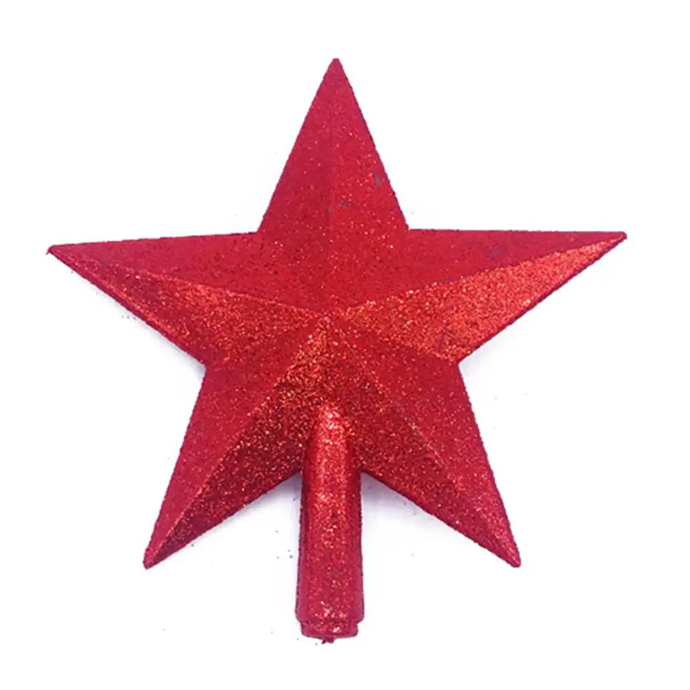 Weihnachtsbaumspitze Stern aus Kunststoff