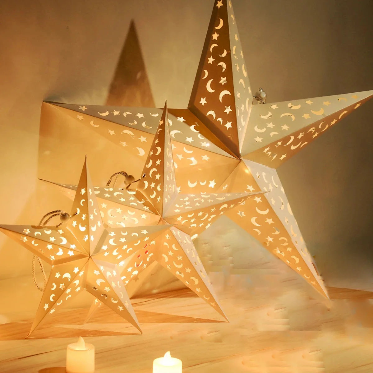 Nordic Glow – Papierstern-Lampe 2025