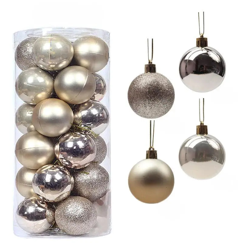 LumiBalls™ – Edles Weihnachtskugel-Set in festlichen Farben