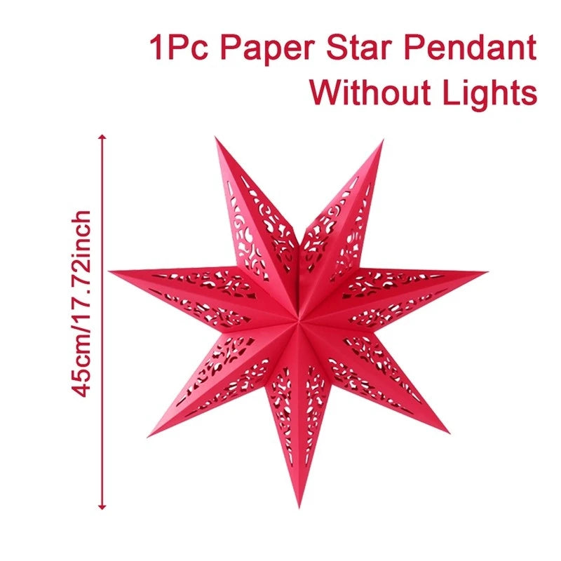 Nordic Glow – Papierstern-Lampe 2025