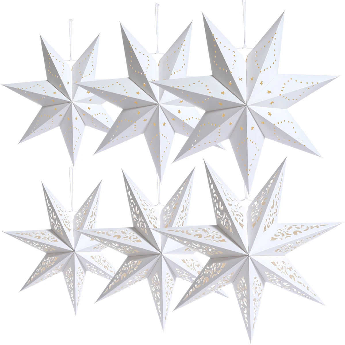 Nordic Glow – Papierstern-Lampe 2025