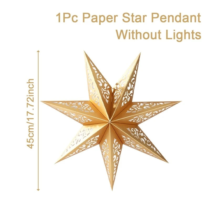 Nordic Glow – Papierstern-Lampe 2025