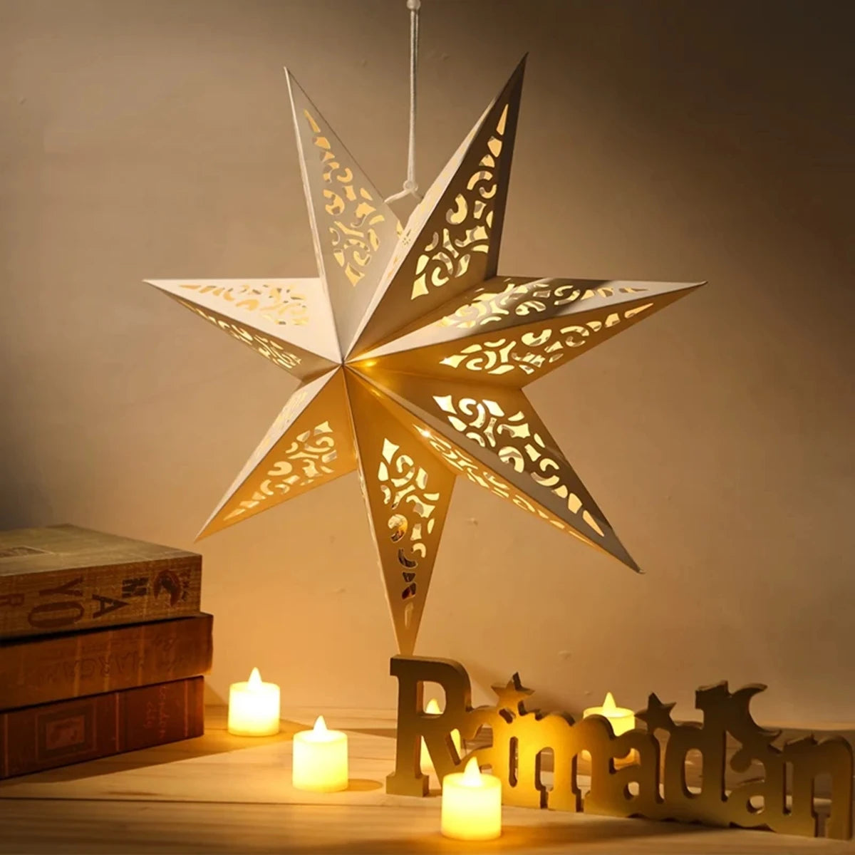 Nordic Glow – Papierstern-Lampe 2025