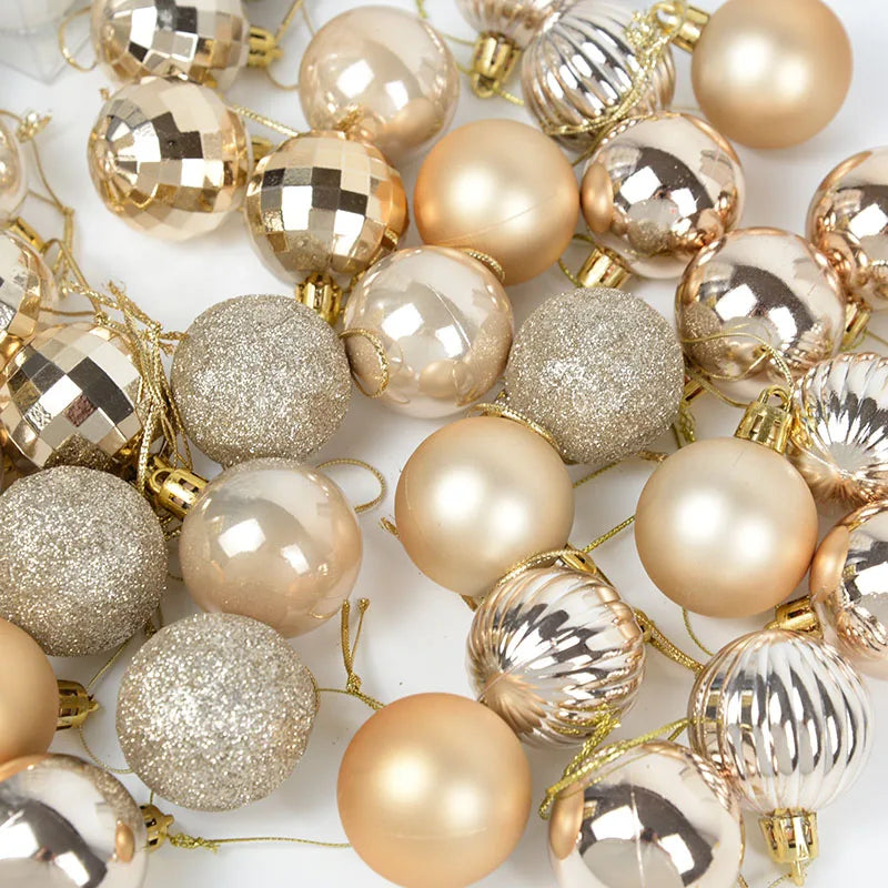 NordGlanz™ – Weihnachtskugel-Set für festliche Bäume
