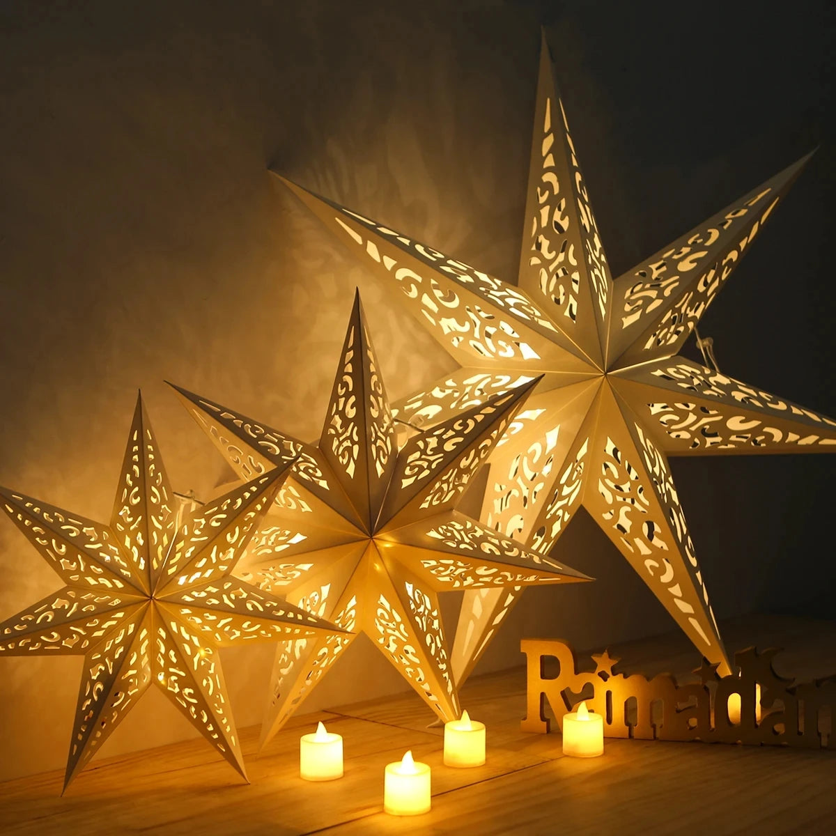 Nordic Glow – Papierstern-Lampe 2025
