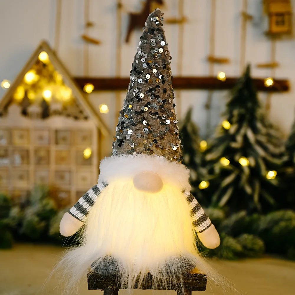 Leuchtender Wichtel – 30 cm Weihnachtsbaum-Deko & Nachtlicht