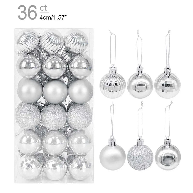 NordGlanz™ – Weihnachtskugel-Set für festliche Bäume