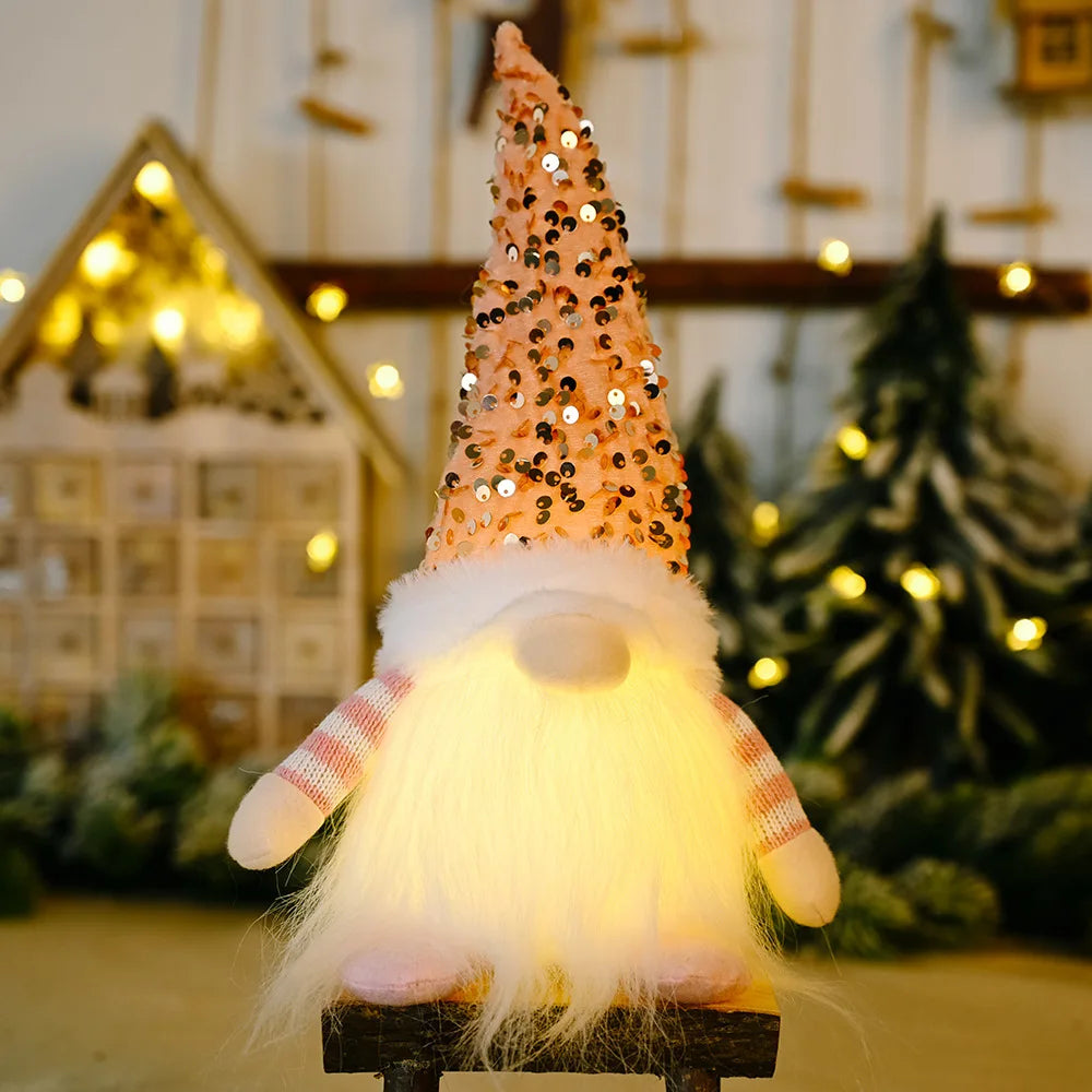 Leuchtender Wichtel – 30 cm Weihnachtsbaum-Deko & Nachtlicht