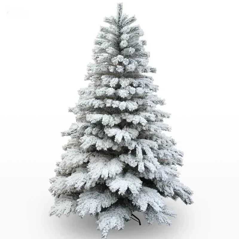 120-210 cm Weißer Schnee PVC Weihnachtsbaum – Banana Tree für Weihnachtsdekoration & Neujahr Party-Deko