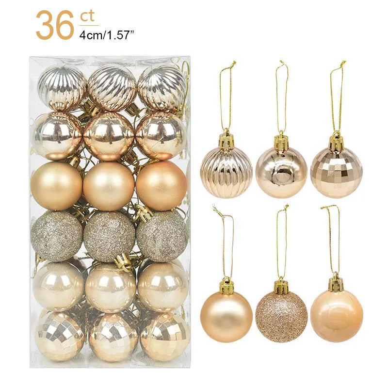 NordGlanz™ – Weihnachtskugel-Set für festliche Bäume