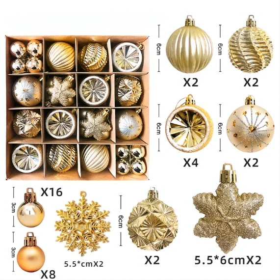 LumiBalls™ – Edles Weihnachtskugel-Set in festlichen Farben