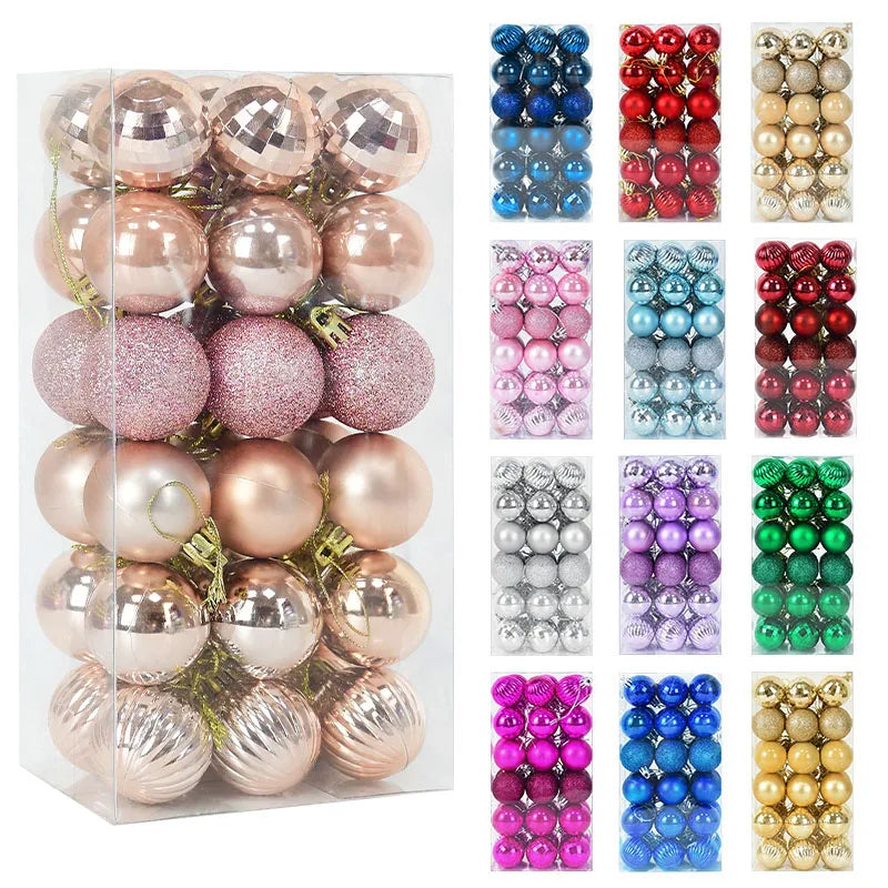 NordGlanz™ – Weihnachtskugel-Set für festliche Bäume