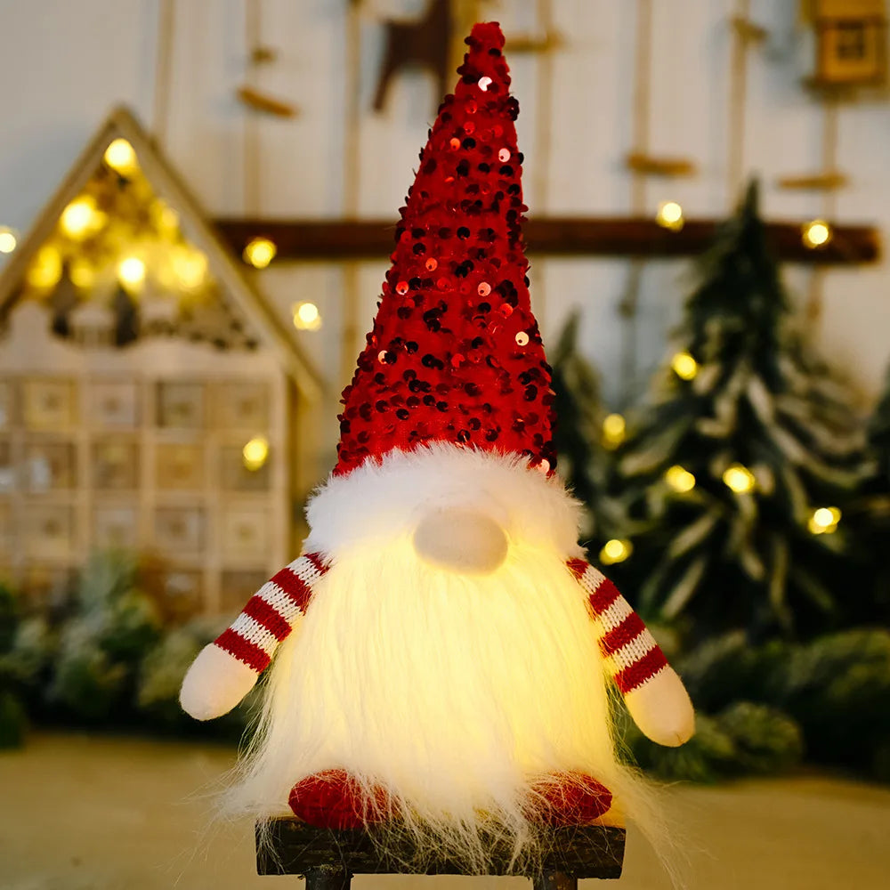 Leuchtender Wichtel – 30 cm Weihnachtsbaum-Deko & Nachtlicht