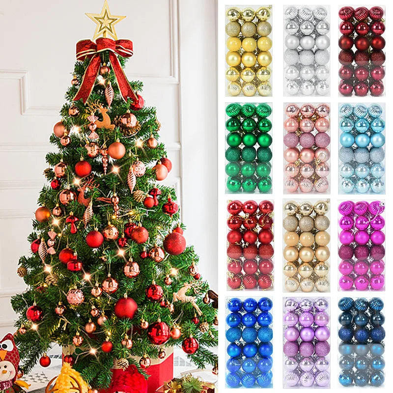 NordGlanz™ – Weihnachtskugel-Set für festliche Bäume