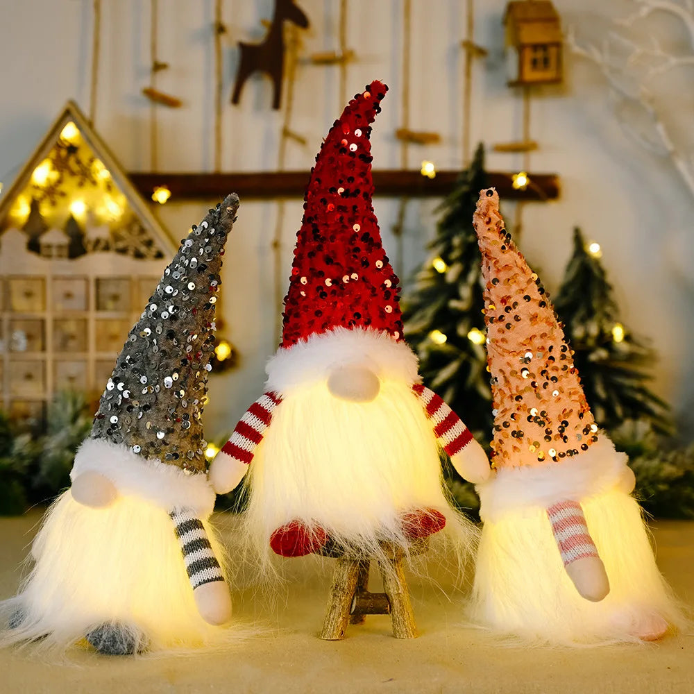 Leuchtender Wichtel – 30 cm Weihnachtsbaum-Deko & Nachtlicht