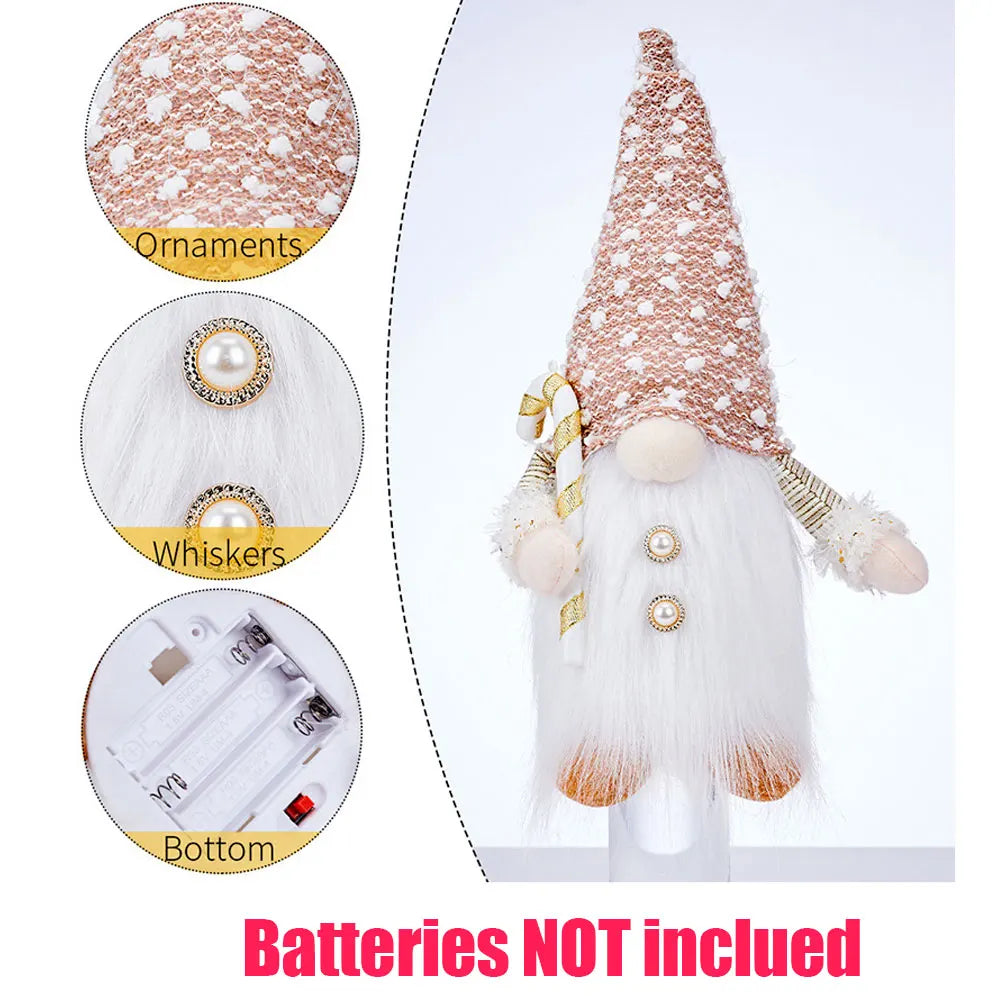 Leuchtender Wichtel – 30 cm Weihnachtsbaum-Deko & Nachtlicht