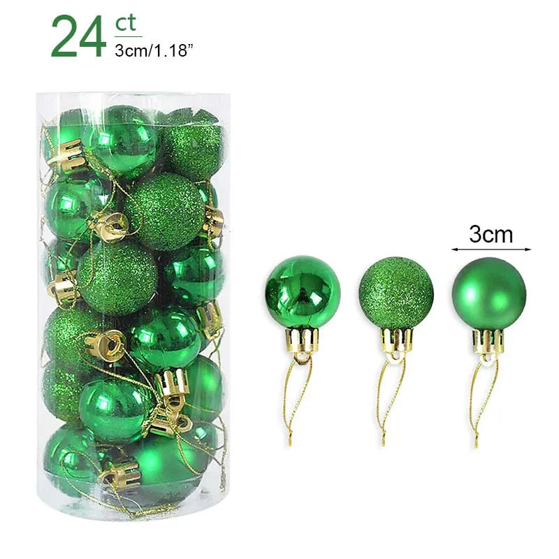 NordGlanz™ – Weihnachtskugel-Set für festliche Bäume