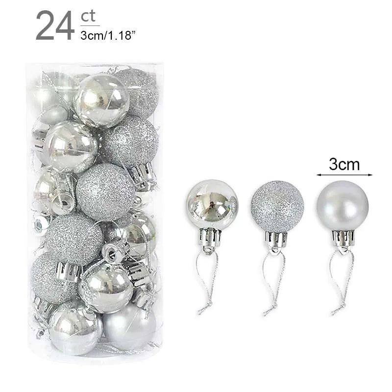 NordGlanz™ – Weihnachtskugel-Set für festliche Bäume