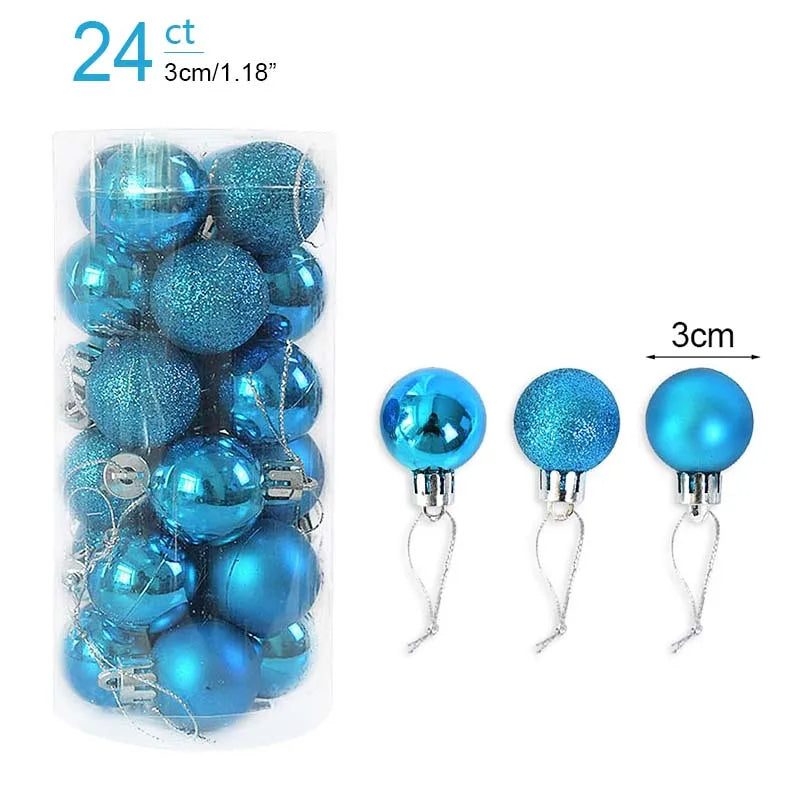 NordGlanz™ – Weihnachtskugel-Set für festliche Bäume