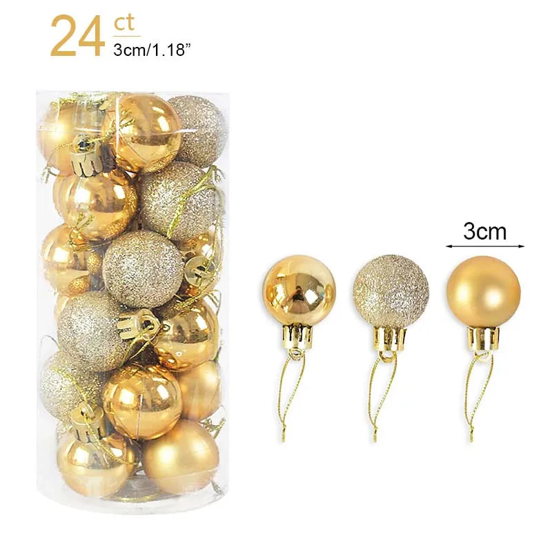 NordGlanz™ – Weihnachtskugel-Set für festliche Bäume