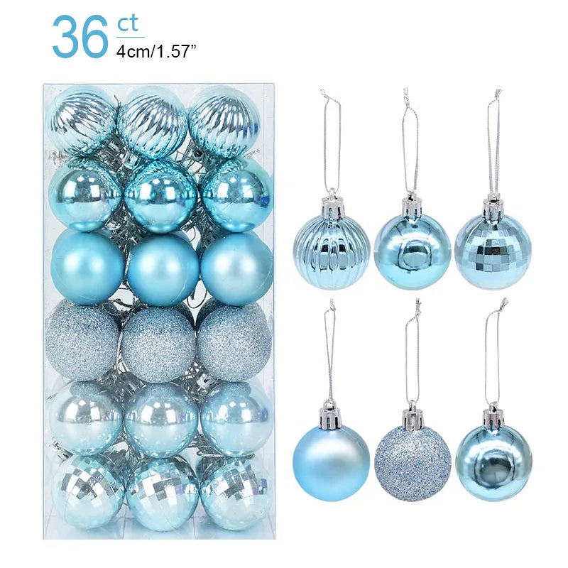 NordGlanz™ – Weihnachtskugel-Set für festliche Bäume