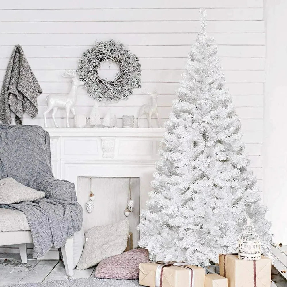 NordWeiß™ – Edler künstlicher Weihnachtsbaum für Innen & Außen