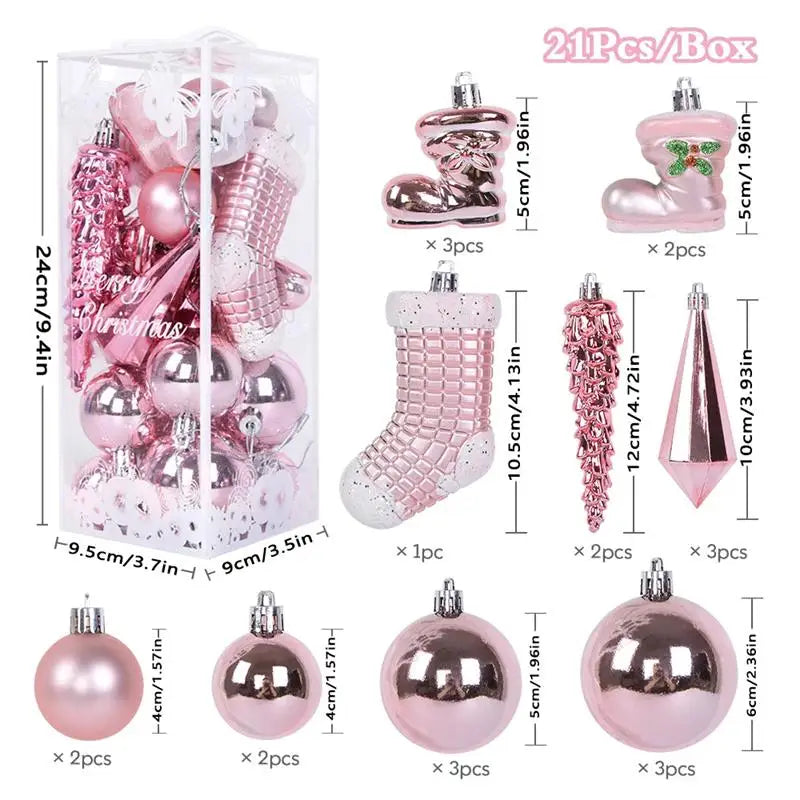 LumiBalls™ – Edles Weihnachtskugel-Set in festlichen Farben