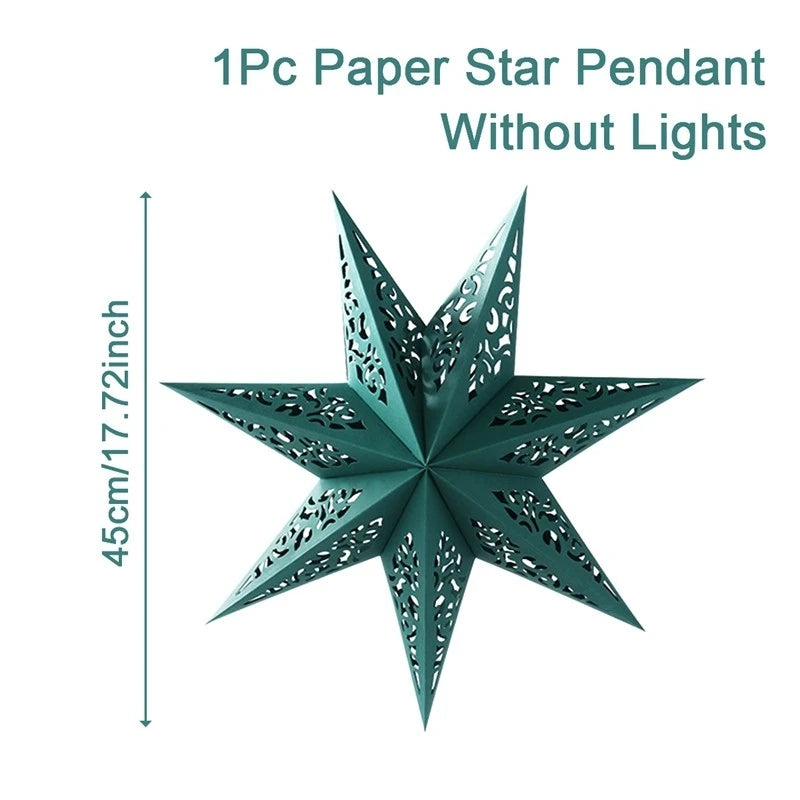 Nordic Glow – Papierstern-Lampe 2025