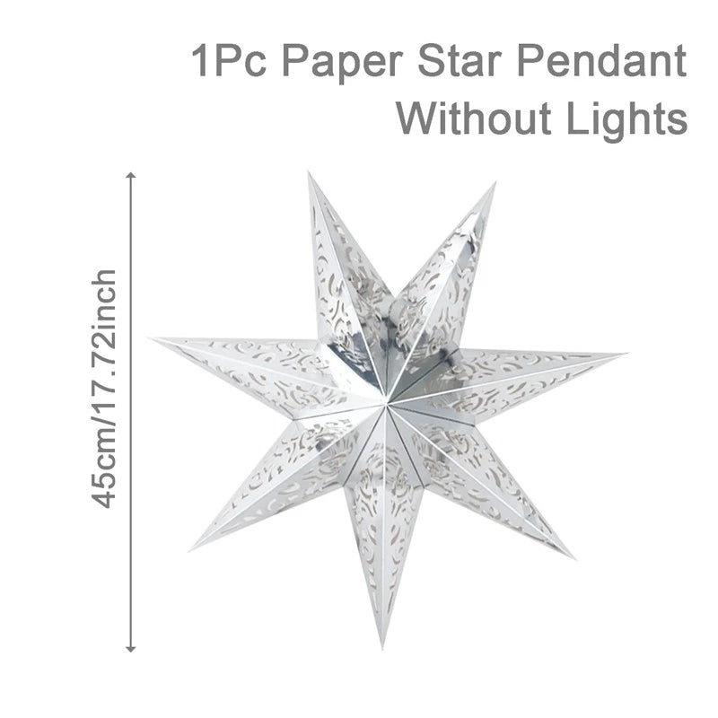 Nordic Glow – Papierstern-Lampe 2025